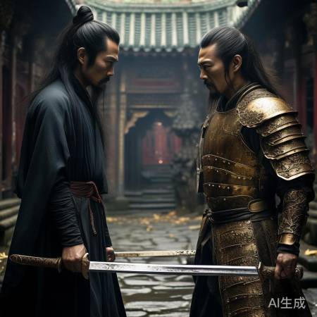 “剑魔剑圣，江湖恩怨对决”