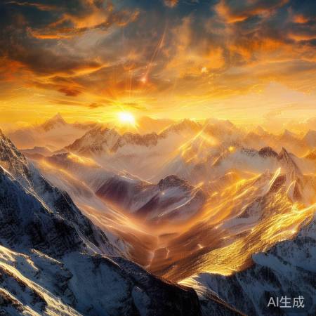 双金山罕见日照奇观