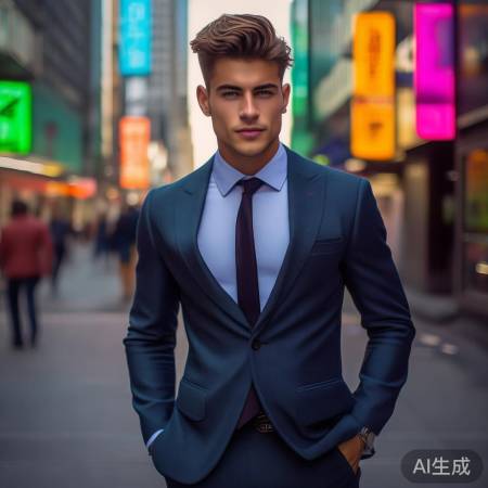 背头西装难穿，欣赏鹿晗时尚