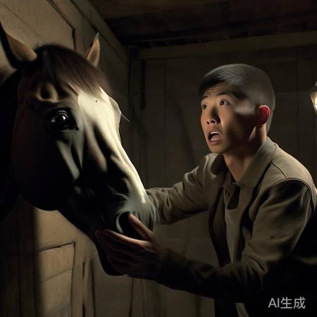 马厩惊现马变双现象