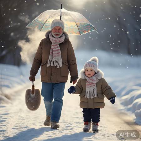 “老人孩子，注意保暖防寒”