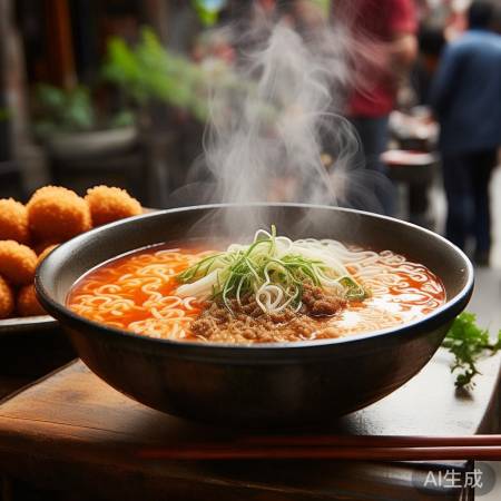 贵州美食，酸汤粉豆腐圆子