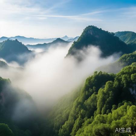 老君山阴阳界奇观
