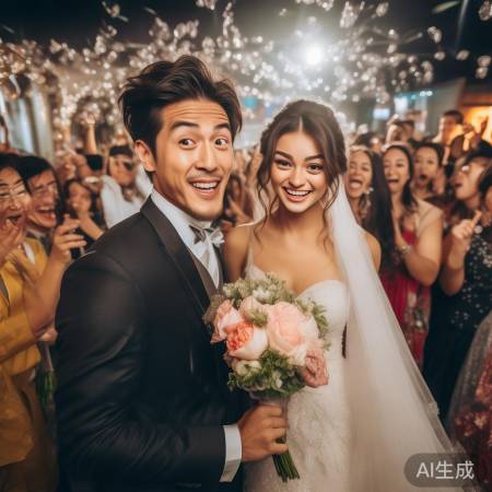 杨清柠伴娘甜蜜婚礼