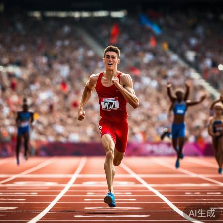 田径赛场中国夺冠