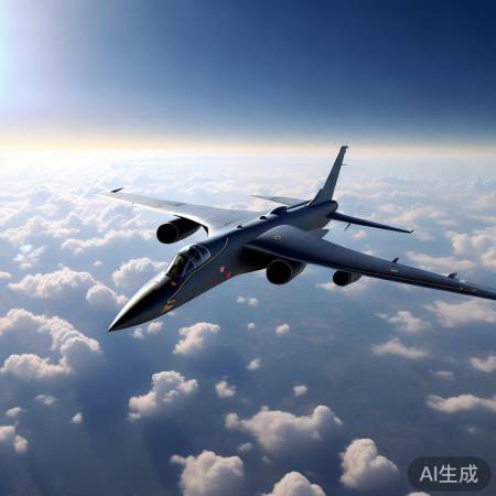 轰6K战略轰炸机抵台，威猛无比