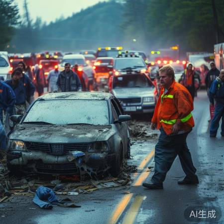 蓝战非车祸幸存，命大福大