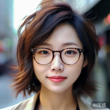 沈梦辰眼镜造型引热议