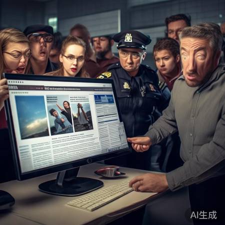 “谣言真相，网警及时制止”