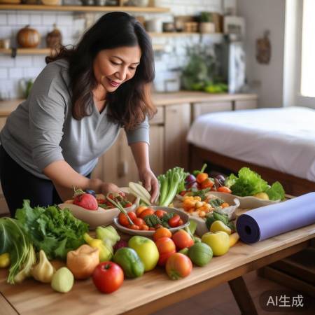 养生:饮食均衡,运动,充足睡眠