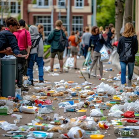 外卖污染校园，健康堪忧