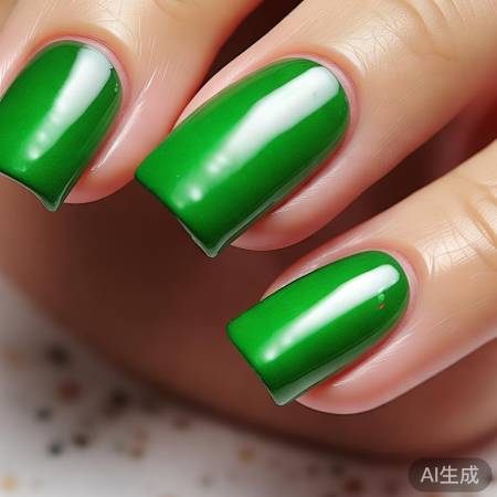 绿番茄美甲变红奥秘