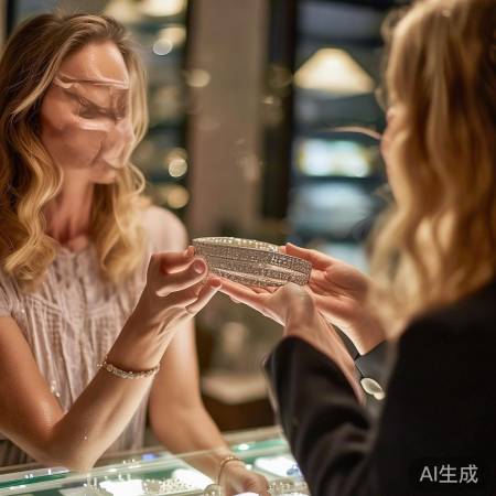 胡杏儿送定欣镯子,寓意开心