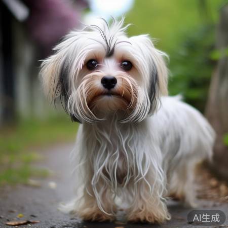 线条小狗，造型独特