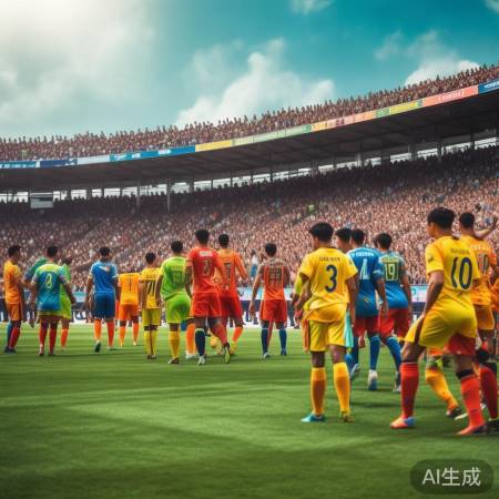 泰州队斗志昂扬，球场激情四溢