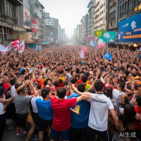 泰州队夺冠，全城沸腾