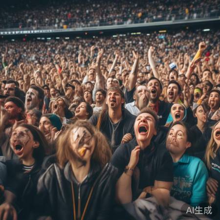 观众心情复杂，激动欢呼。