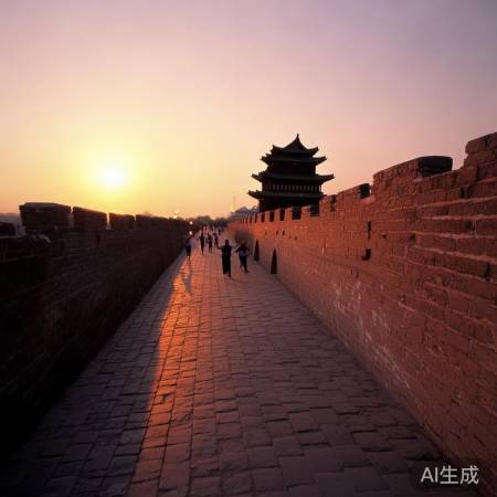 西安古都火炬美照