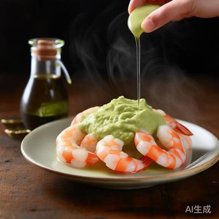 酸辣调味，泡虾美味