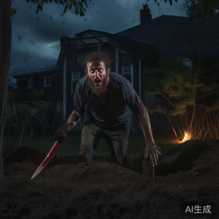 菜刀夺命，后院藏尸