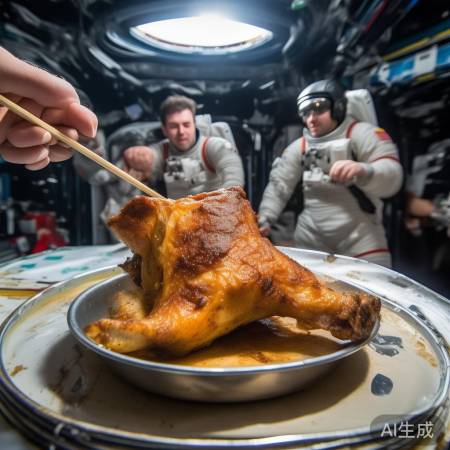 太空烤鸡翅，美食享受