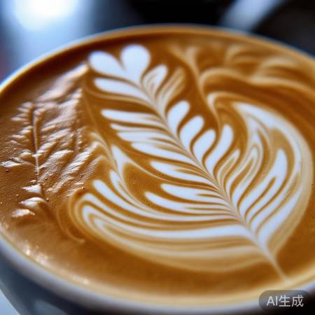 “咖啡拉花，自然魔法”