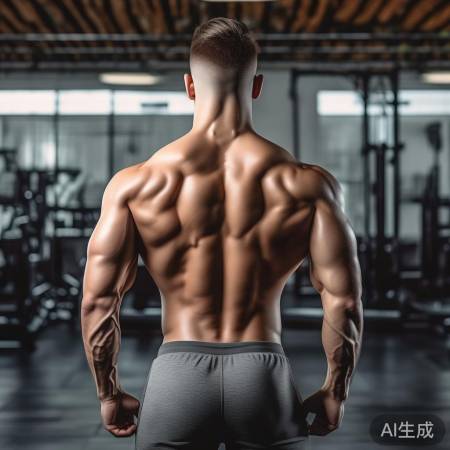 背部强健，体态挺拔