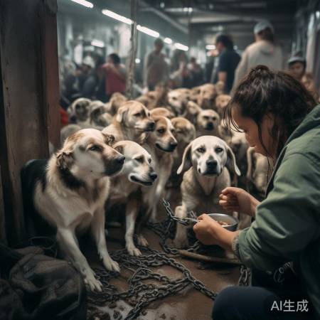 拒绝不明宠物，关爱受伤狗