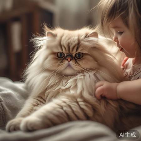 波斯猫：毛绒明星猫