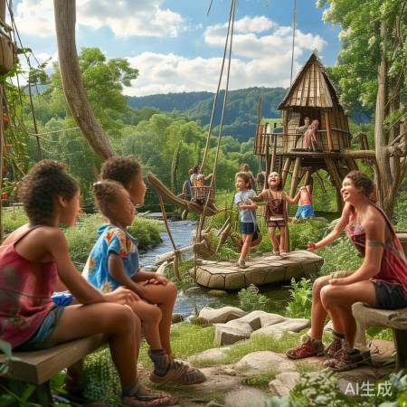 Tarzan亲子乐园，闹中取静