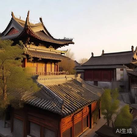 凤凰台：西安古建筑群