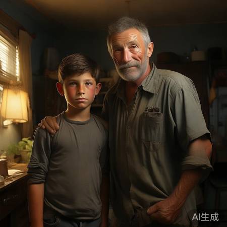 父爱如山，14岁少年感恩担当