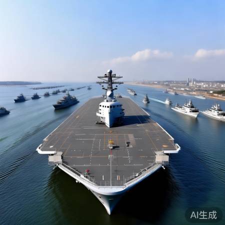 福建舰入列,海军效仿,国力提升