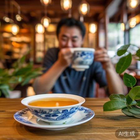 桂花蜜柚茶，清甜解腻养生茶