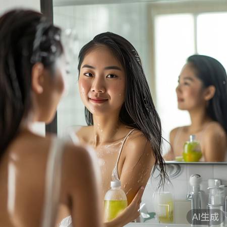 苹果水洗头，秀发柔顺亮泽