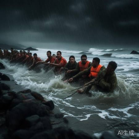 渔网变身救生工具