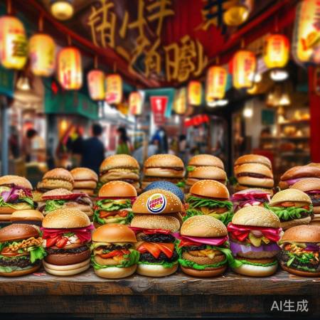 汉堡王融合中西风味