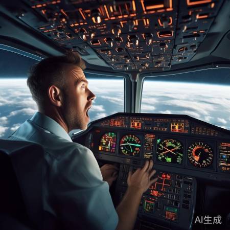 UFO误操作，飞行员吓一跳