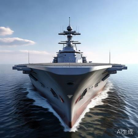 076首舰亮相，航母新篇章