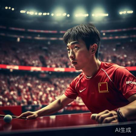 中国乒乓拼搏精神，为国争光