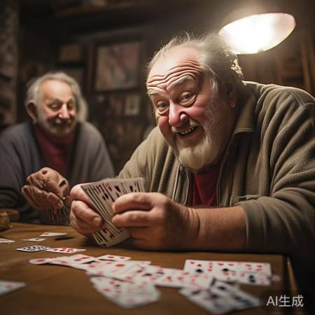 老李打牌赢钱后悔牌