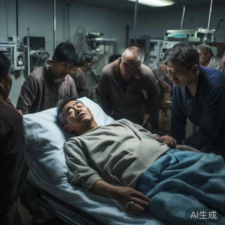 老张抢救无效离世，众人悲痛。