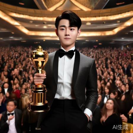 刘昊然获最佳男主奖，现场未发表