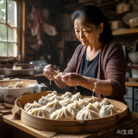 “耐心饺子香满屋”