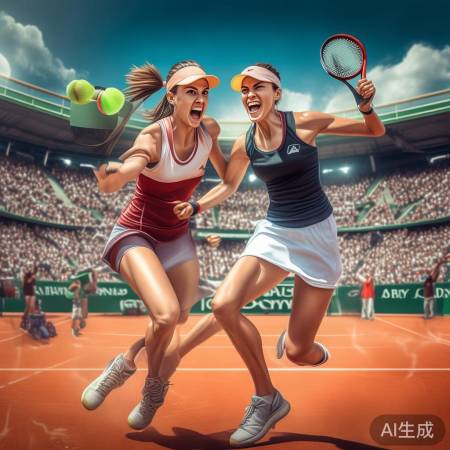 “王曼昱莎莎网球佳话，四年磨砺