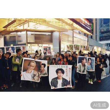 霍建华粉丝狂热支持