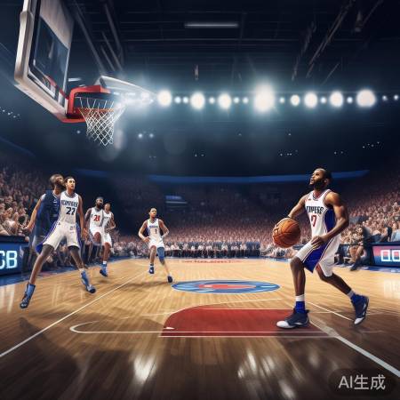篮球盛宴:快船对76人