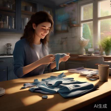 叠袜小趣，爱生活之心