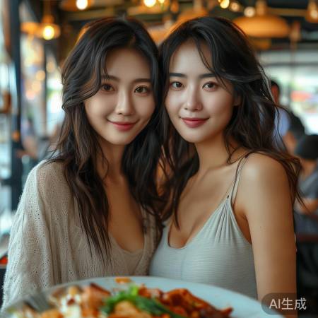 女神同框，颜值爆表