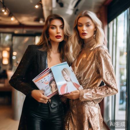 杨幂钟楚曦时尚风采